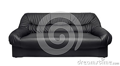 Leather sofa Stock Photo