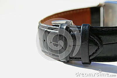 Leather Watch Band Stock Photo