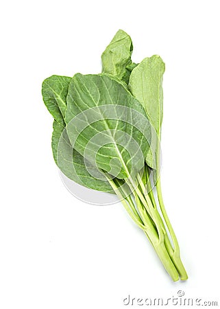 Leaves of collards on background Stock Photo