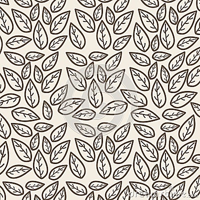 Leaves organic icon Vector Illustration