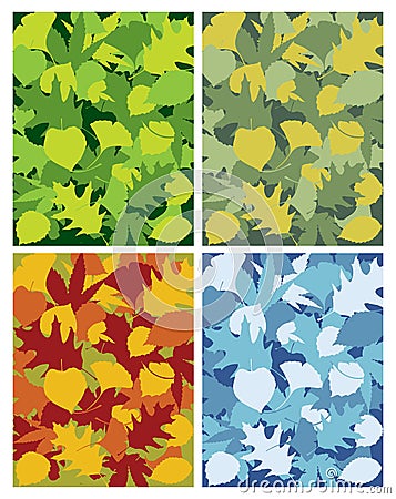 Leaves Seasons Stock Photo