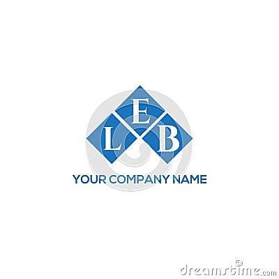 LEB letter logo design on BLACK background. LEB creative initials letter logo concept. LEB letter design.LEB letter logo design on Vector Illustration
