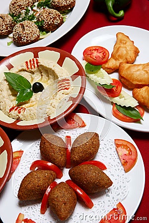 Lebanese Mezze Stock Photo