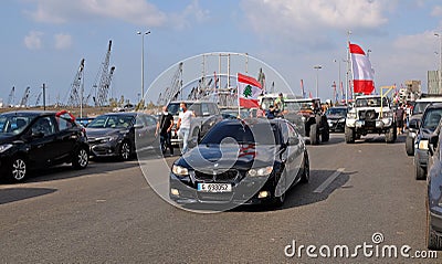 Lebanese People Revolt Again, August 2020 Editorial Stock Photo