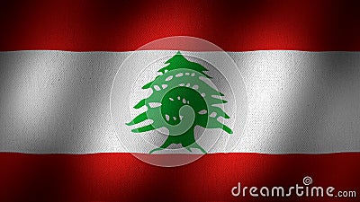 picture Flag With Tree In Middle lebanon flag
