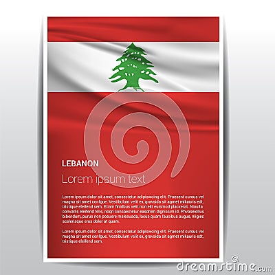 Lebanon Independence day design vector Vector Illustration