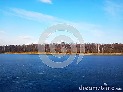 Lebedyansky pond Izmailovo Moscow Stock Photo