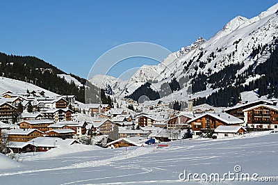 Lech, Voralberg, Austria Stock Photo