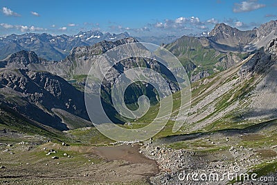 Lechtaler Alpen , Austria Stock Photo