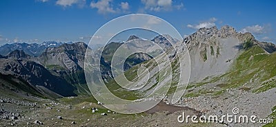 Lechtaler Alpen , Austria Stock Photo