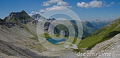 Lechtaler Alpen , Austria Stock Photo