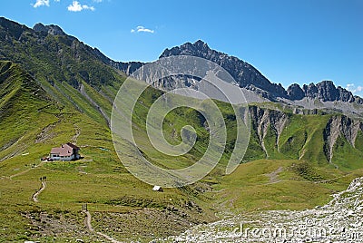 Lechtaler Alpen , Austria Stock Photo