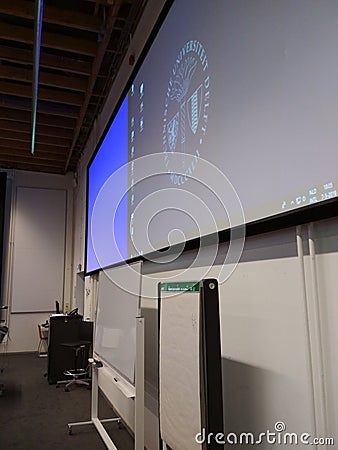 Lecture hall in Delft University Editorial Stock Photo