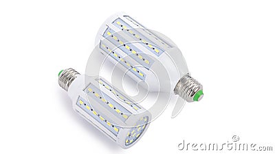 Led lamp bulb LED light bulbs Corn shape Stock Photo