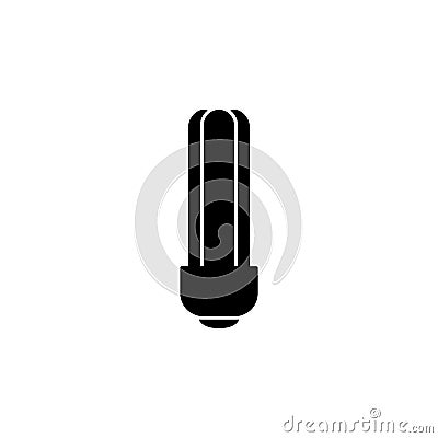 LED light, bulb icon on white background. Can be used for web, logo, mobile app, UI UX Vector Illustration