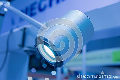 Led light in hightech industry Stock Photo