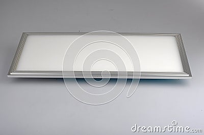 LED panel lightï¼ŒThe new light source bulb green environmental protection model Stock Photo