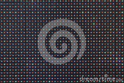 LED RGB display Stock Photo