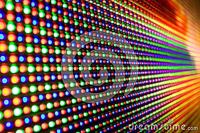 Led screen Stock Photo