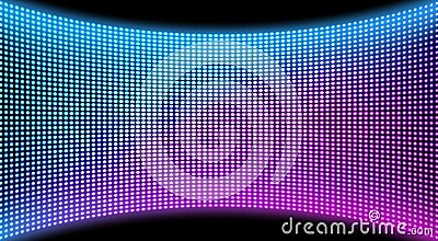 LED video wall screen texture background, display Vector Illustration