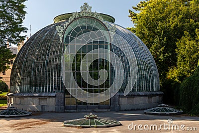 Lednice Chateau with beautiful gardens Editorial Stock Photo