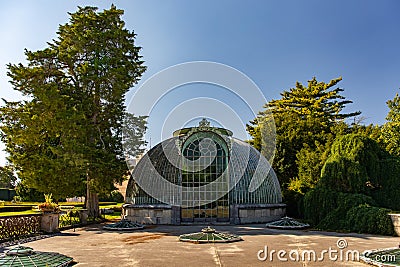 Lednice Chateau with beautiful gardens Editorial Stock Photo