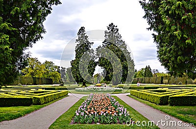 Lednice Gardens Stock Photo