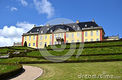 Ledreborg castle in denmark Stock Photo