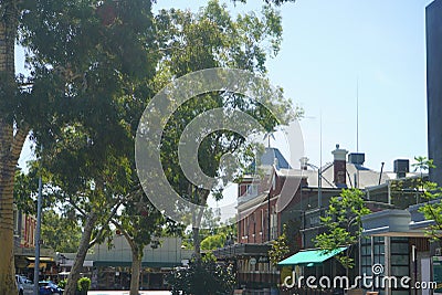 Leederville commercial centre Editorial Stock Photo