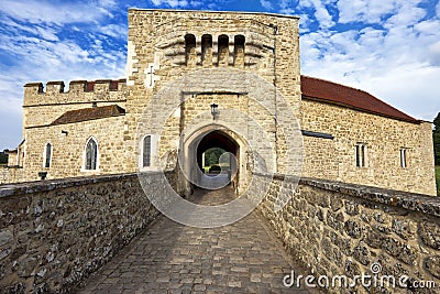 Leeds castle gate entrance, Kent, United Kingdom Stock Photo