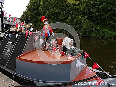 The Leeds Liverpool Canal Festival at Burnley Lancashire Editorial Stock Photo