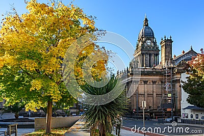 Leeds Town Hall -Leeds- West Yorkshire, England Editorial Stock Photo