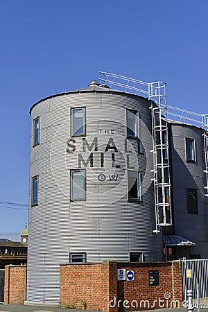 LEEDS, UNITED KINGDOM - Aug 08, 2020: Vertical shot of Leeds city centre office the small mill yorkshire Editorial Stock Photo