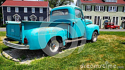 American retro car Ford F-100 1950 Editorial Stock Photo