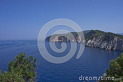 Lefkada Island, Cape Lefkatas view, Greece Stock Photo