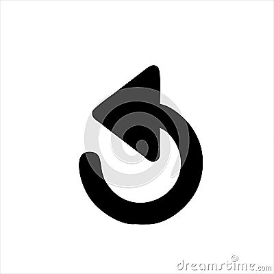 Left arrow Icon, left arrow Icon Eps10, left arrow Icon Vector, left arrow Icon Eps Vector Illustration