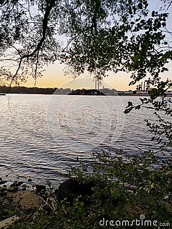 Left ashore after high tide Stock Photo