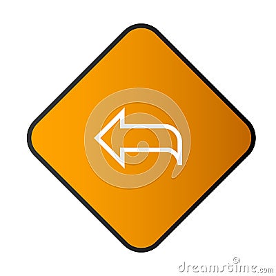 Left button with rectangular frame part 21 Stock Photo
