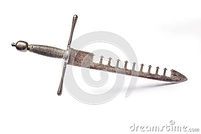 Left hand dagger Stock Photo