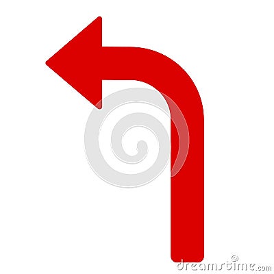 Left way navigation direction Stock Photo