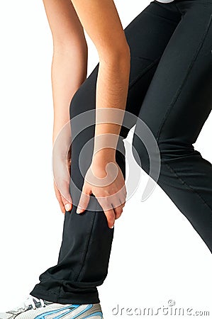 Leg Injury - Injured Stock Photo