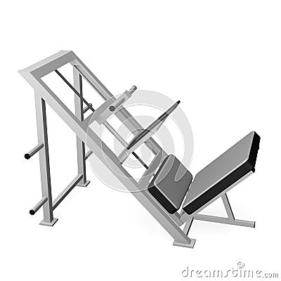 Leg press Stock Photo