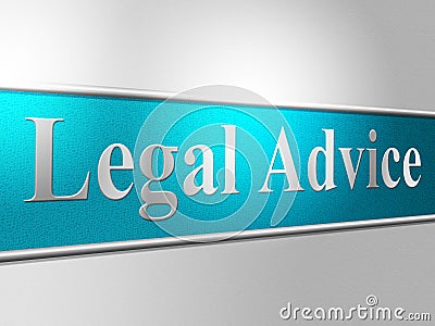 Legal Advice Indicates Support Criminal And Assist Stock Photo