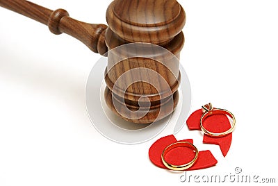 Legal Divorce Stock Photo