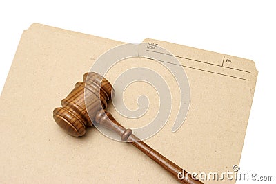 Legal Folder Stock Photo