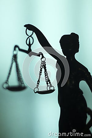 Legal law firm statue Stock Photo