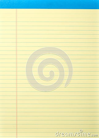 Legal Pad Stock Photo