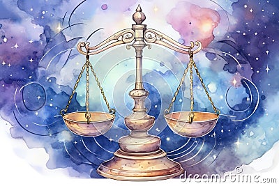 Legal weight scale symbol measurement law court crime justice judge balance background Stock Photo