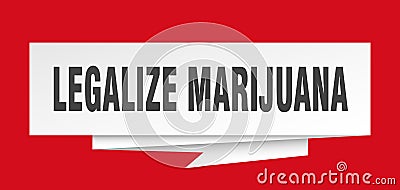 legalize marijuana Vector Illustration