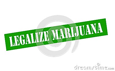 Legalize Marijuana Cartoon Illustration